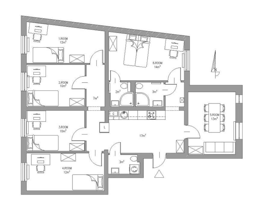 Archirent Apartament Warynskiego กดัญสก์ ภายนอก รูปภาพ